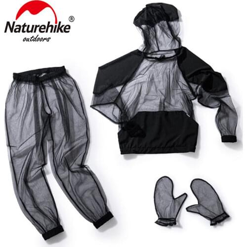 Naturehike Fashion Ultralight Cool Breathable Outdoor Soft Mesh Mosquito Repellent Clothing Fishing Suit NH20FS037