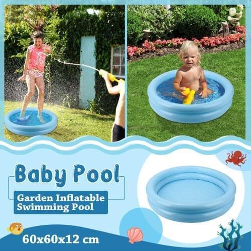 Inflatable Baby Swimming Pool Portable Inflatable Children Pump Pool Water Game Kids Toy Paddling Play Children Round Basin