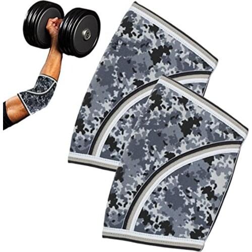 7mm Elbow Sleeves (Pair) Heavy Duty Wrist Wraps-Support & Powerlifting, , Tennis-Neoprene Brace for Both Women