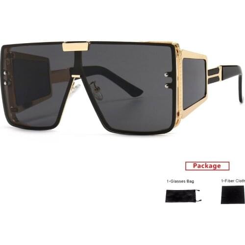 Mimiyou Oversized Square Sunglasses Women Punk Vintage Sunglasses Men Sun Glasses Brand Desginer UV400 Eyeglasses Shades oculos