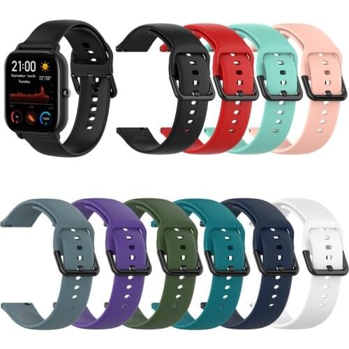 Sports Silicone Straps for Xiaomi Huami Amazfit GTS Xaomi Xiomi Replacement Wristbands Watch Band correa de reloj de silicona