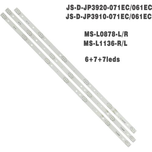 LED backlight strip lamp for JS-D-JP3920-061EC JS-D-JP3920-071EC E39F2000 MCPCB AKAI AKTV401 AKTV403 AKTV4021 D39-F2000 LC390TA