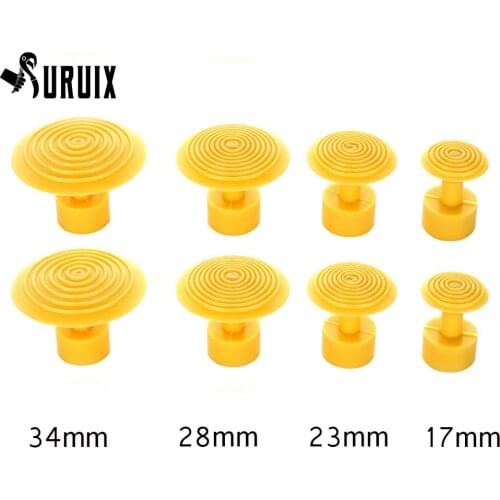 Furuix 8Pcs Glue Pulling Tabs Removing Dents Glue Tabs Auto Body Dent Repair Tool Pulling Tabs Car Dent Removal Body Repair Kit