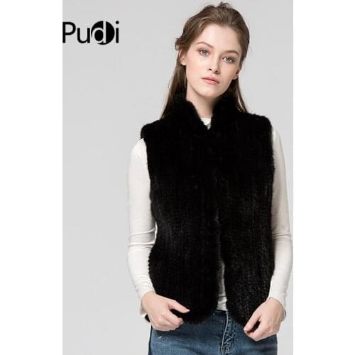 VT7024 The New Winter Womens Vests Real Mink Fur Vests Jackets 2017 Brand New Genuine Mink Fur Coats