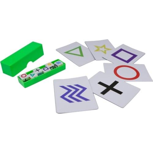 1 Set ESP DICE TUBE + MARKED ESP CARDS MIND READING DIE BOX NEW MENTAL MAGIC TRICK MAGICIAN Illusions