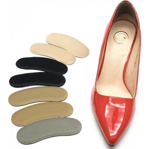 1Pairs Elastic Heel Liner Sticky Sponge Inserts Silicone Heel Protector Pad Cushions Inserts Insole High Heels Cushion For Shoes