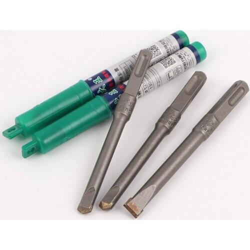 1pcs alloy chisel bit electric hammer impact drill bit square handle shovel cement wall concrete groove