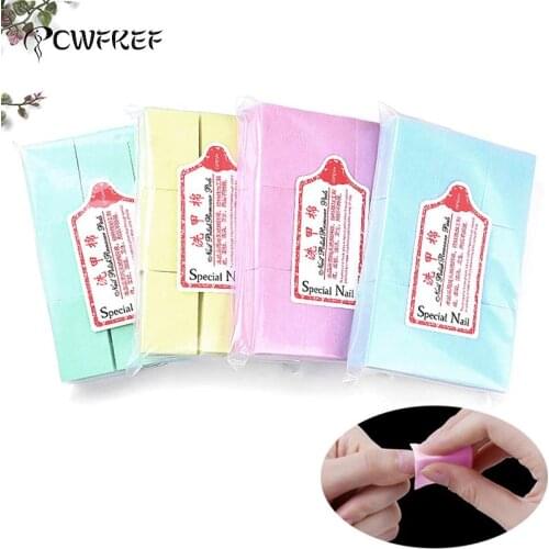 100/600/900 PCS Nail Polish Remover Nail Wipes Bath Manicure Gel Lint-Free Wipes Cotton Napkins For Nail Art Tool