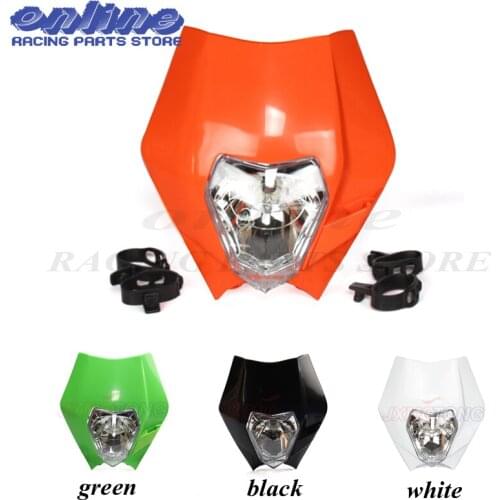 4 Color Universal Headlights Enduro For XR WR CR RMZ DR DRZ KLX KXF CRF Motorcycle Dirtbike Motocross Off Road