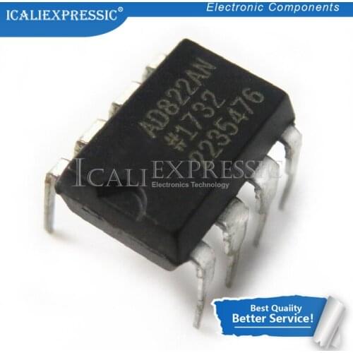 5PCS AD822ANZ AD822AN AD822 DIP-8 In Stock