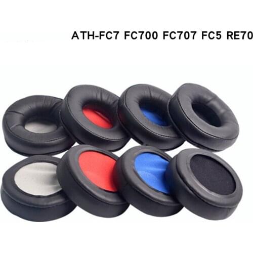 Replacement Ear Pads for Audio-Technica ATH-FC7 FC700 FC707 FC5 RE70 Headphones Memory Foam Cushions Sponge Covers