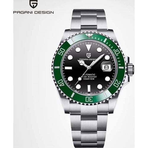 PAGANI Design Top Brand 2021 New 40mm Mens Mechanical Watch Stainless Steel Automatic Clock Sapphire Glass Relogio Masculino