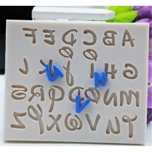 Numbers Molds Letters Silicone Mold 3D Fondant Mold Cakes Decorating Tools DIY Kitchen Bakeware High Quality Safety Molds