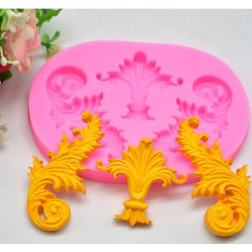 Flower Pattern Silicone Mold Mat 3D Lace Embossing Mold Fondant Cake Decoration Sugar Craft Baking Pastry Cake Tools