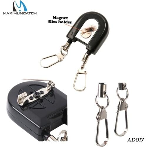 Maximumcatch Fly Fishing Zinger Retractor Extractor Keychain Badge Holder Hook Up Zinger Fishing Tools