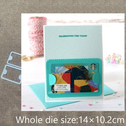 XLDesign Craft Metal Cutting Dies stencil mold Gift Card Holders decoration scrapbook Album Paper Card Craft Embossing die cuts