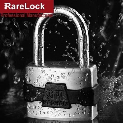 50mm Padlock Cabinet Lock for Gate Doors Air Box Home Hardware Rarelock MMS50 aa