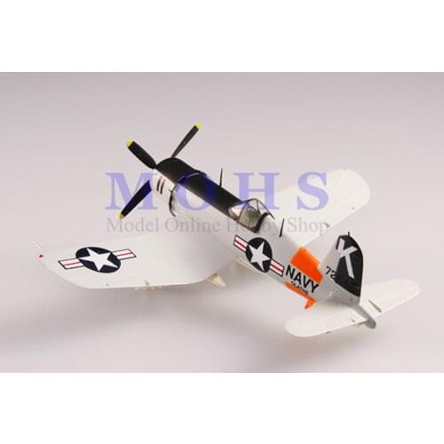 EASY MODEL 37240 1/72 Assembled Model Scale F4U Finished Model Airplane Scale Aircraft Warbird F4U-4 Kansas Coast Guard 1956