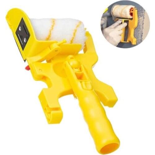 Clean-Cut Paint Edger Roller Brush Multifunctional Roller Paint Brush Clean-Cut Paint Edger Wall Painting Roller Brush Set