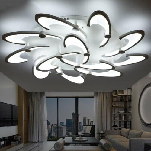 LED living room ceiling lamp Atmospheric Flower Art Creative Romantic Bedroom Study Aisle Ceiling Lights Lighting fixture