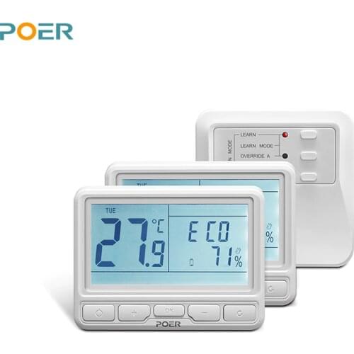 Thermostat for underfloor heating Wireless Boiler temperature Controller home Heating Programmable 2 thermostats thermoregulator