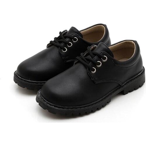 New Kids Leather Shoes Boys Girls Wedding Party Dress Shoes Children Soft School Uniform Shoe For Big Kid Casual Moccasins Shoe