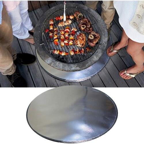 Outdoor Waterproof Fire Pit Mat Barbecue Terrace Environmental Protection Pad Fire Pit Mat Barbecue Terrace Environmental Prot