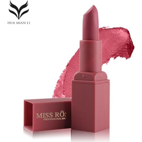 Women Lipstick Velvet Nude Lipstick Pencil Cosmetic Long-lasting Lip Tint Pigment Makeup Natural Sexy Waterproof Lip Makeup