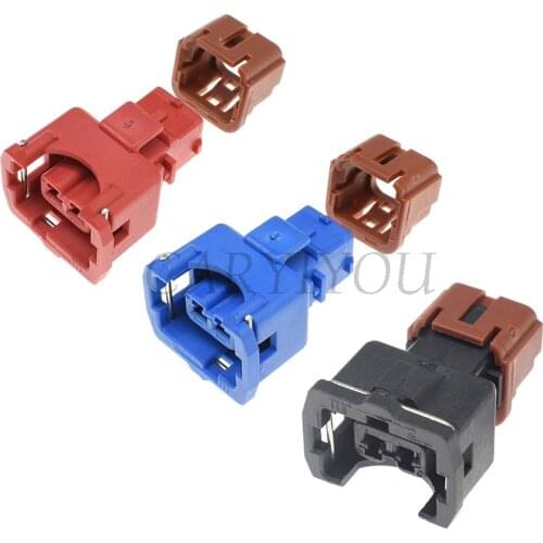 1 Set 2 Pin PB186-02326 Black Blue Red Knock Detonation Sensor Plug Automotive Connector Auto Cable Socket