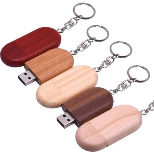 10pcs free custom logo)usb flash drive maple wooden usb+box wedding gift pendrive 4G 8GB 16GB pen drive 32GB 64GB USB Stick 2.0