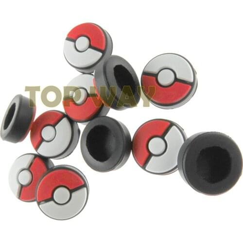 100PCS Thumb grips Caps For NS Nintend Switch Poke Ball Silicone Non-slip Thumb Grip For Pokeball Handle Button Cap
