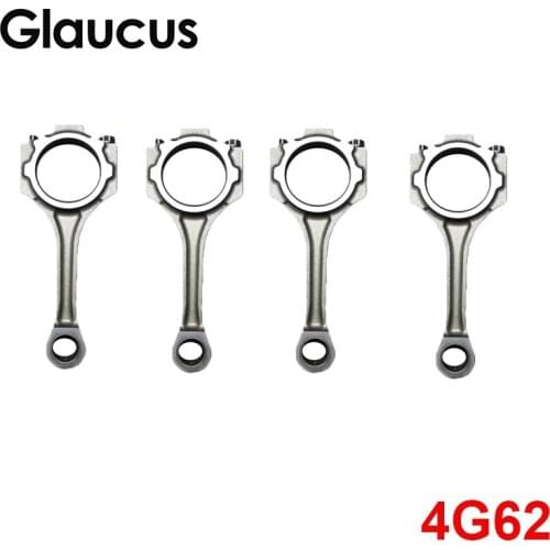4PCS 4G62 connecting rod for Mitsubishi Lancer EX 1800GSR 1800GT Delica L300 Express Chariot HR Cordia Tredia Galant Eterna 1.8L