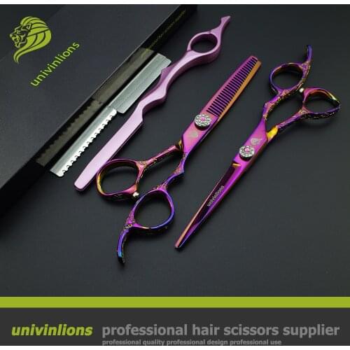 6" titanium hair scissors hair stylist scissors for hair outils de coiffure tijeras peluquero professional hairdresser clippers