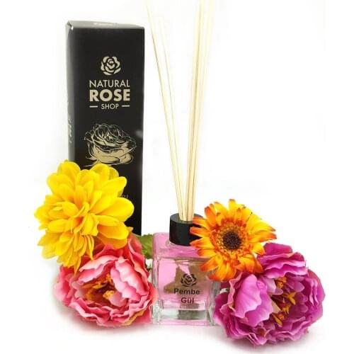Pink Rose Striped Room Fragrance