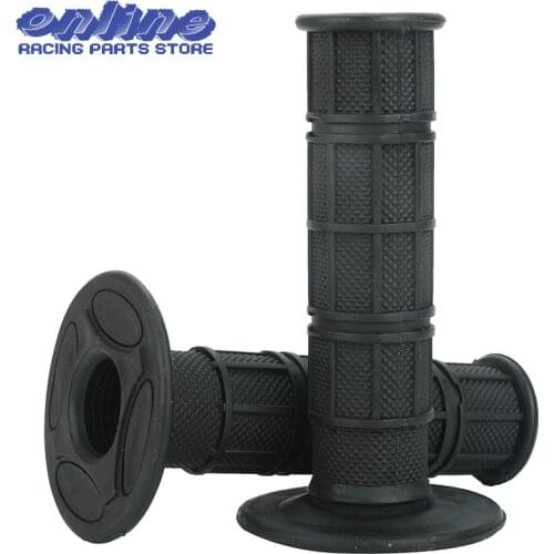 Black MX Gel Rubber HandleBar Grip For CR CRF XR YZ WR TTR KX KLX RMZ RMX RM TC TE FC FE ATV Enduro Motocross Dirt Pit Bike