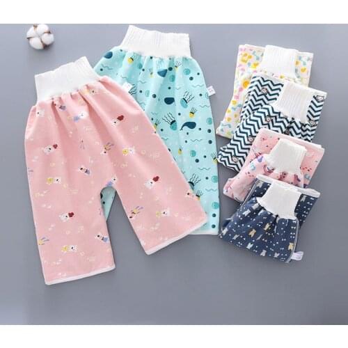 Waterproof Baby Diaper Comfortable Childrens Diaper Waterproof And Leakproof Elastic Waist Loose Shorts Baby Accessories New