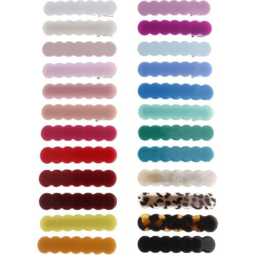 Bulk 50pc/lot Baby Acrylic Flower HairPins Flower Alligator clip Hair Clips Girls Kids Leopard Hairgrips Child Hair Accessories