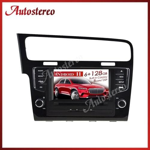 Multimedia Player Android 11.0 Carplay 6+128G For Volkswagen Golf 7 2013-2018 Car GPS Navigation Auto Radio Stereo Head Unit IPS