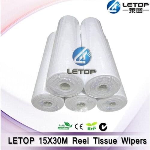Outdoor inkjet printer cleaning tissue reels for infiniti printer 15*30M