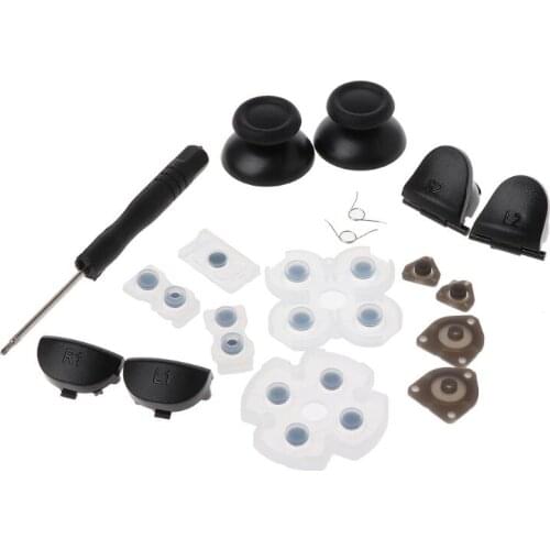 2021 New Trigger Buttons Analog Thumb Stick Conductive Rubber JDS-001 For PS4 Controller