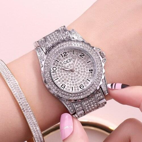 New Luxury Diamond Set Ladies' Watch Elegant Temperment Cross-Border Fashion Womens Watch Gift WristWatch