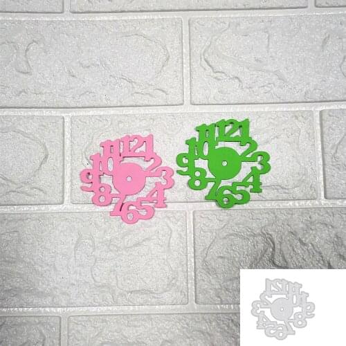 New Clocks Metal Cutting Dies Embossing Stencils for DIY Scrapbooking Photo Album Decorative Paper Cards Making Tool 2020