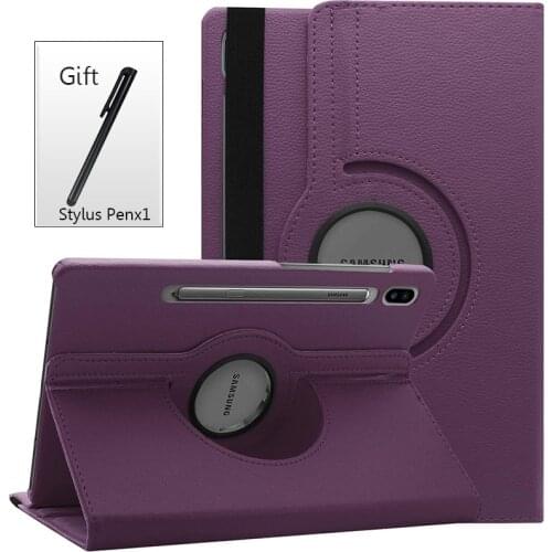 New 360 Rotating PU Leather Case For Samsung Galaxy Tab S7 2020 SM-T870 SM-T875 SM-T876 T870 11 inch Tablet Funda Capa Cover+Pen