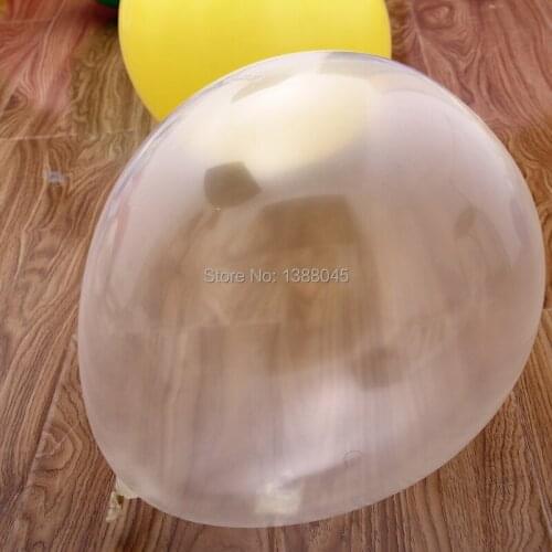 Wholesale 10 inch 100pcs/lot Clear Transparent Balloons Wedding Decoration Festas Baloes Globos Party Birthday Party Supplier