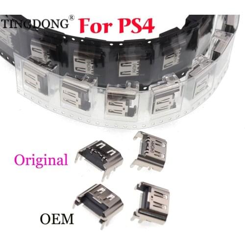 Original New for Playstation 4 HDMI Port Socket Interface Connector slot For PlayStation 4 For PS4 Fat HDMI Port Socket Interfac