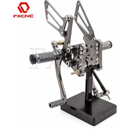 For SUZUKI GSXR1000 GSXR 1000 K5 K6 2005-2006 Motorcycle Footrests Aluminum GP Shift Rearset Rear Set Footpeg Foot Rests