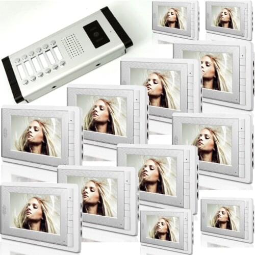 1V12 7 Inch LCD Display Wired Video Door phone