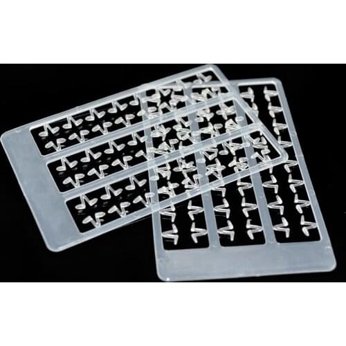 5Pcs Carp Fishing Hair Stops Transparent Plastic Color Hair Rig Extenders Pop Up Stoppers Fishing Tackle Tool