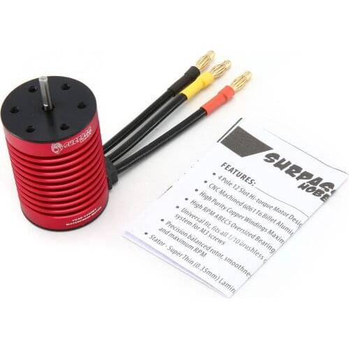 SURPASS HOBBY KK F540-V2 3300KV Waterproof Sensorless Brushless Motor 2S 3S For 1:10 GTR/Lexus RC Drift Racing Car Truck Part