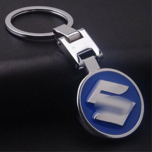 Zinc alloy Key Chain Men Women Car Keychain with logo Key Ring Holder Buckle Best Gift Accessories For suzuki jimny honda civic